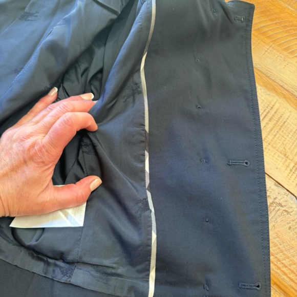 Women's Burberry london  Military Jacket with matching Pant size 4 Dark Navy - Picture 11 of 11